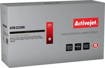Toner zëvendësues Activejet ATB-2220N për printer Brother, i zi