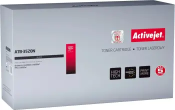 Toner zëvendësues Activejet ATB-3520N për printer Brother, i zi