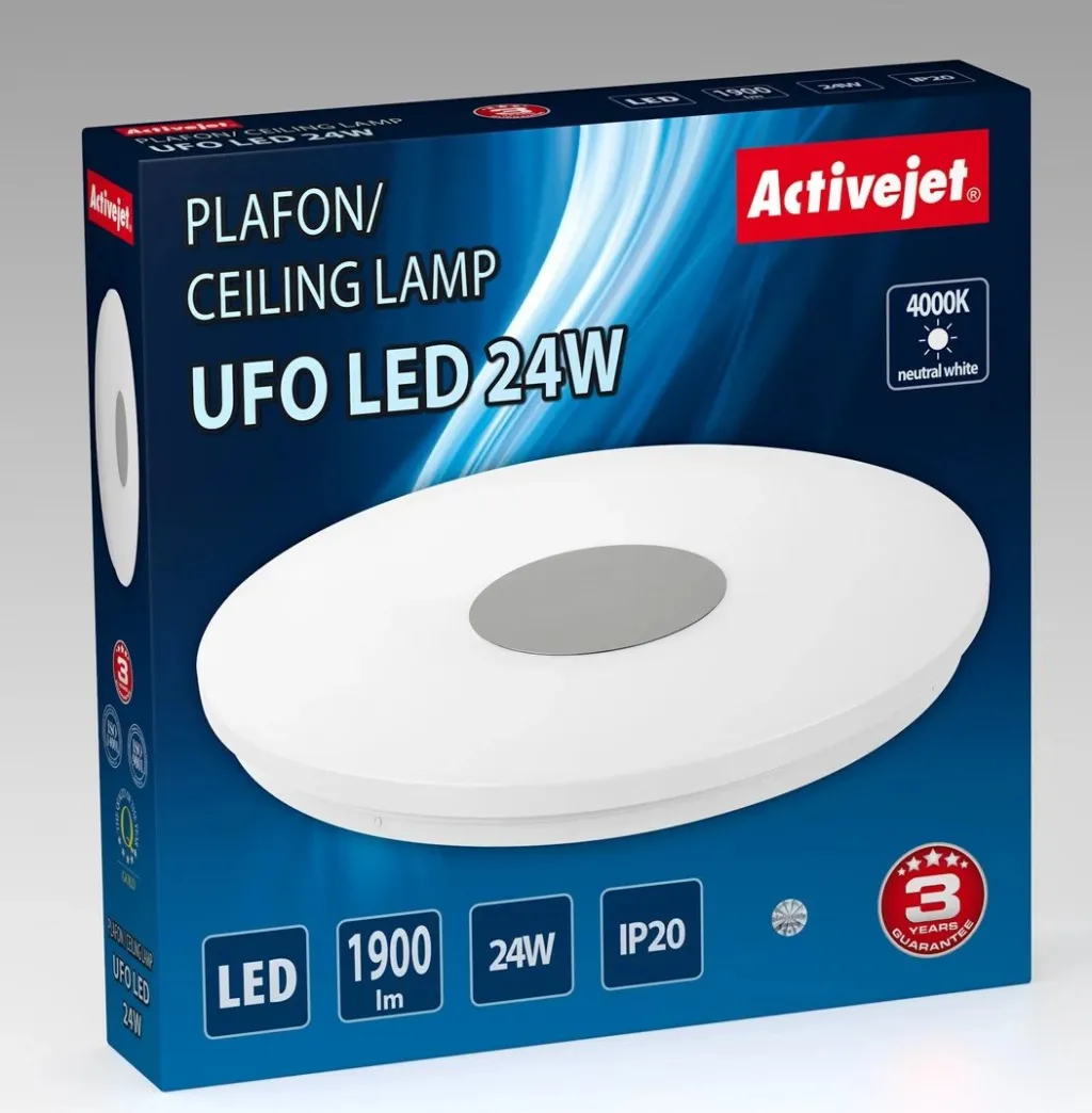 Llambë tavani LED Activejet UFO 24W - 2