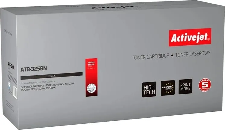 Toner zëvendësues Activejet ATB-325BN për printer Brother, i zi - 1