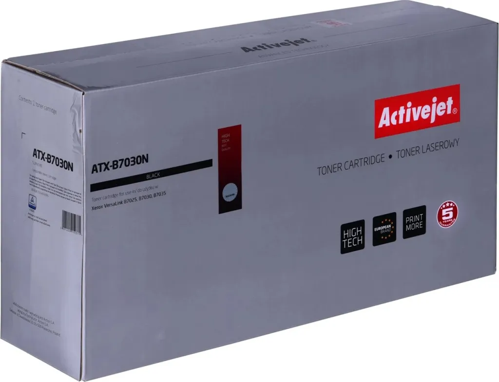 Toner zëvendësues Activejet ATX-B7030N për printer Xerox, i zi - 1
