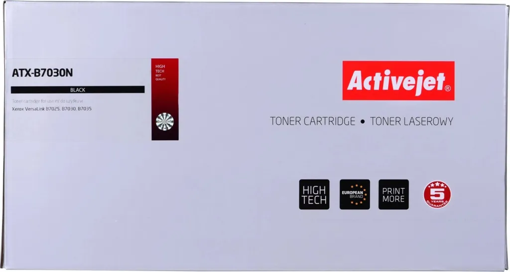 Toner zëvendësues Activejet ATX-B7030N për printer Xerox, i zi - 2