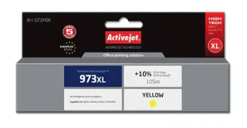 Ngjyrë për printer Activejet AH-973YRX (zëvendësim për HP 973XL F6T83AE), 105 ml, e verdhë