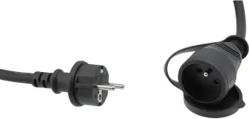 Zgjatues elektrik YATO YT-81026, IP44, 250 V, i zi