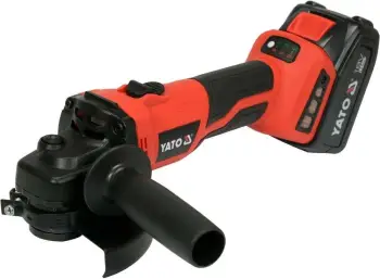 Brusilë këndi YATO Brushless 125mm, 18V, 2x 4Ah, pa kabllo