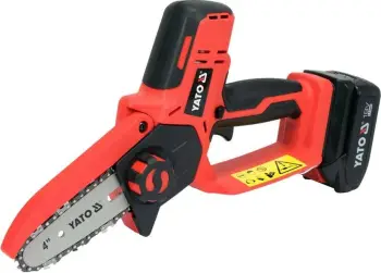 Sharrë me zinxhir pa kabllo Yato YT-828135, 18V, shufër 10 cm, e kuqe