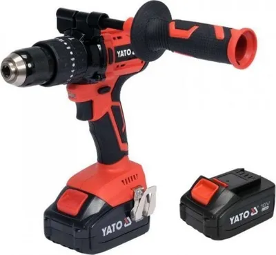 Stërvitëse kaçavidë Yato YT-82791, 18V, 2x bateri 3Ah, e kuqe - 1