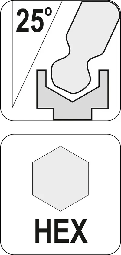 Çelës i tipit T Yato, 2.5 mm - 5