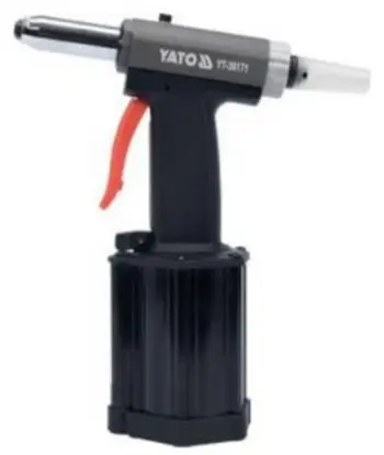 Makinë ribatinuese Yato, 2.4-5.0mm, e zezë