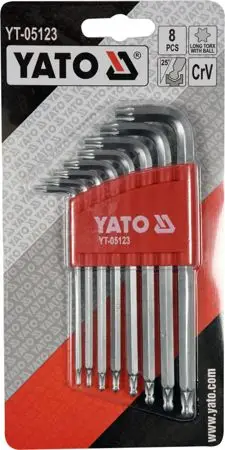 Set çelësash torx Yato YT-05123, 8 copë