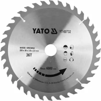 Disk prerës Yato Widia 255X36TX30MM