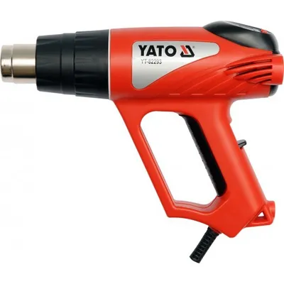 Makinë nxehëse Yato 2000W 70 ~ 600 ° C LCD me aksesorë - 1