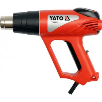Makinë nxehëse Yato 2000W 70 ~ 600 ° C LCD me aksesorë