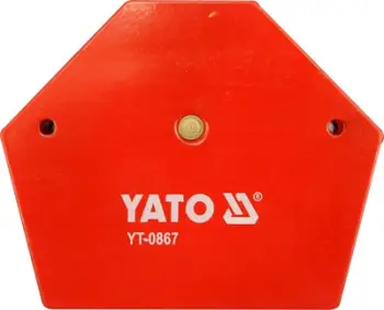 Kënd magnetik i saldimit Yato, 64x95x14mm, 11.5kg, i kuq