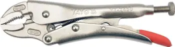 Darë bllokuese Yato Morse YT-2450, nofulla të shkurtra të lakuara, 180mm, metalike