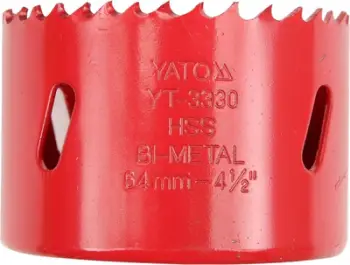 Sharrë me vrima bimetale Yato YT-3333, 68 mm