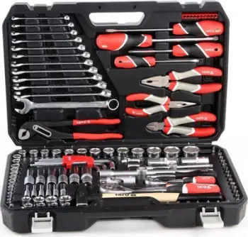 Set mjetesh pune Yato YT-38901, 1/4", 1/2", 122 copë