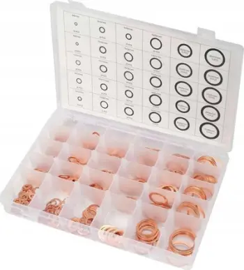 Set rondelash bakri Yato YT-068711, 580 copë, në kuti plastike