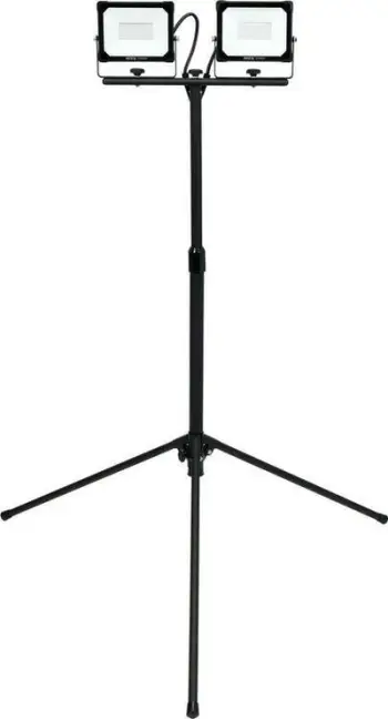 Reflektor me tripod Yato SMD LED, 2x30W, 5700 lm, i verdhë