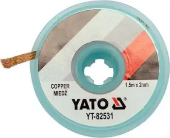 Fitil çmontoje saldimi Yato YT-1702, 2.0mm, 1.5m, bakër