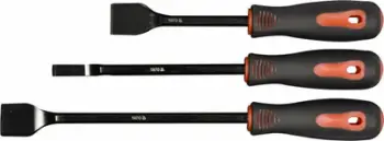 Set shpatullash për gasketë Yato YT, 3 copë, çelik CrV, dorezë ergonomike