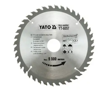 Teh sharre rrethore Yato, 160x30mm, 36z