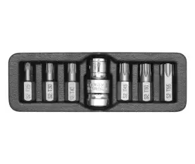 Set majash për kaçavida Yato YT-0410, T25-T55 x 30mm, 7 elemente