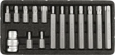 Set kaçavidash Yato Torx, T20-T55, 15, copë - 1