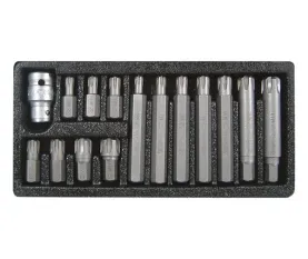 Set bitë për vida Yato Ribe M5-M14, 15 copë (YT-0419) - 1