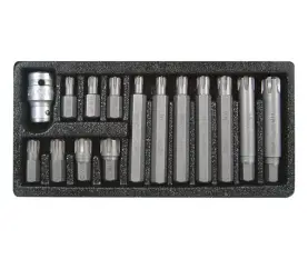 Set bitë për vida Yato Ribe M5-M14, 15 copë (YT-0419)