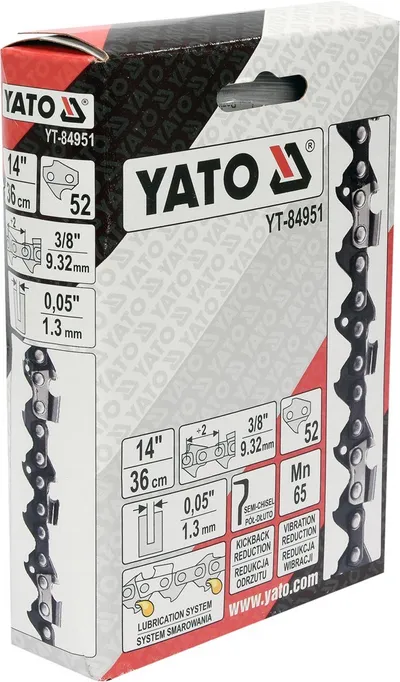 Zinxhir YATO për sharra rrethore gjysmë, 14 " 3/8" 0.05 " - 1