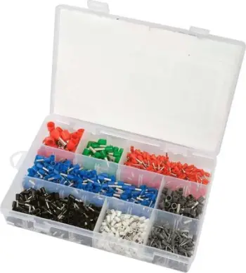 Set terminale dhe konektorë kabllosh Yato YT-068914, 1200 copë, shumëngjyrësh