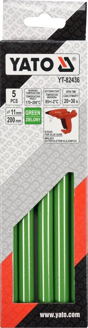 Fishekë izolues Yato YT-82436, 11 mm x 200 mm, 5 copë
