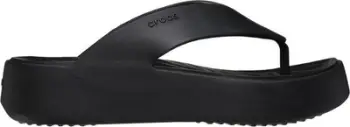Shapka Crocs Getaway Platform Flip Flop W 209410-6UR, platformë, bezhë