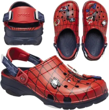 Sandale fëmijësh Crocs Team Spiderman All Terrain Clog Jr 208786-410, blu