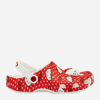 Flip-flopa për fëmijë Crocs, të kuqe - 1