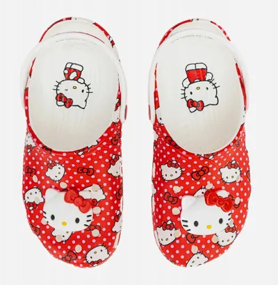 Flip-flopa për fëmijë Crocs, të kuqe - 2