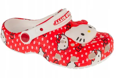 Flip-flopa për fëmijë Crocs, të kuqe - 4