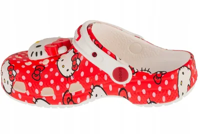 Flip-flopa për fëmijë Crocs, të kuqe - 5