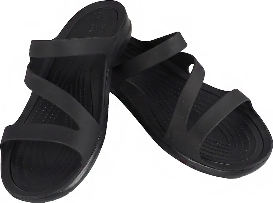 Sandale për femra Crocs, të zeza - 1