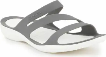Sandale Crocs Swiftwater Sandal 203998-06X, nr 34/35, gri me të bardha