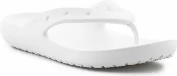 Thongs Crocs për meshkuj dhe femra, të bardha