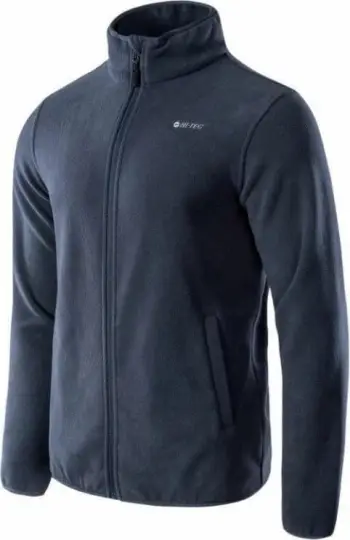 Bluze me kapuç Hi-Tec Zoe II M, regular fit, zinxhir i plotë, navy