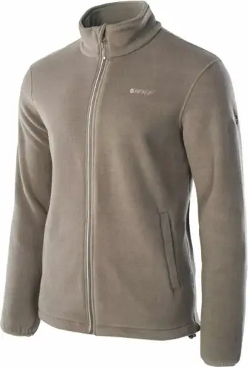 Bluzë sportive Hi-Tec Nader M, me zinxhir, me xhepa me zinxhir, ngjyrë ulliri