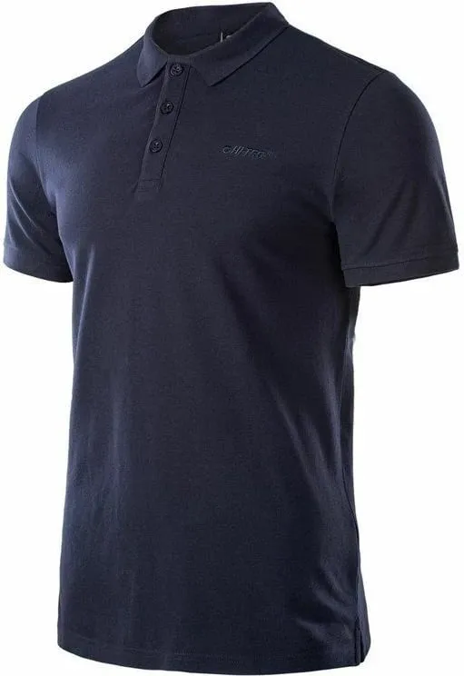 Këmishë polo Hi-Tec Romso M, 100% pambuk, për meshkuj, blu navy - 3