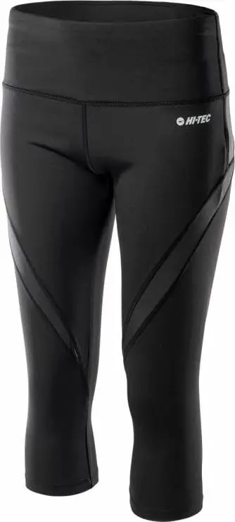 Leggings sportivë Hi-Tec LADY LIKIA 3/4, për femra, të zinj