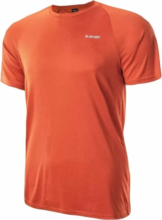 Bluzë sportive Hi-tec Makkio, poliester 100%, për meshkuj, e zezë - 2