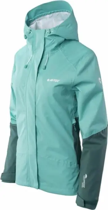 Xhaketë femrash Hi-Tec Lady Verde W 92800396833, e papërshkueshme nga uji, me elemente reflektuese, e gjelbër