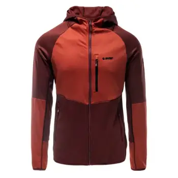 Bluzë sport Hi-tec Camil M, 100% poliester, me mëngë të gjata, gri