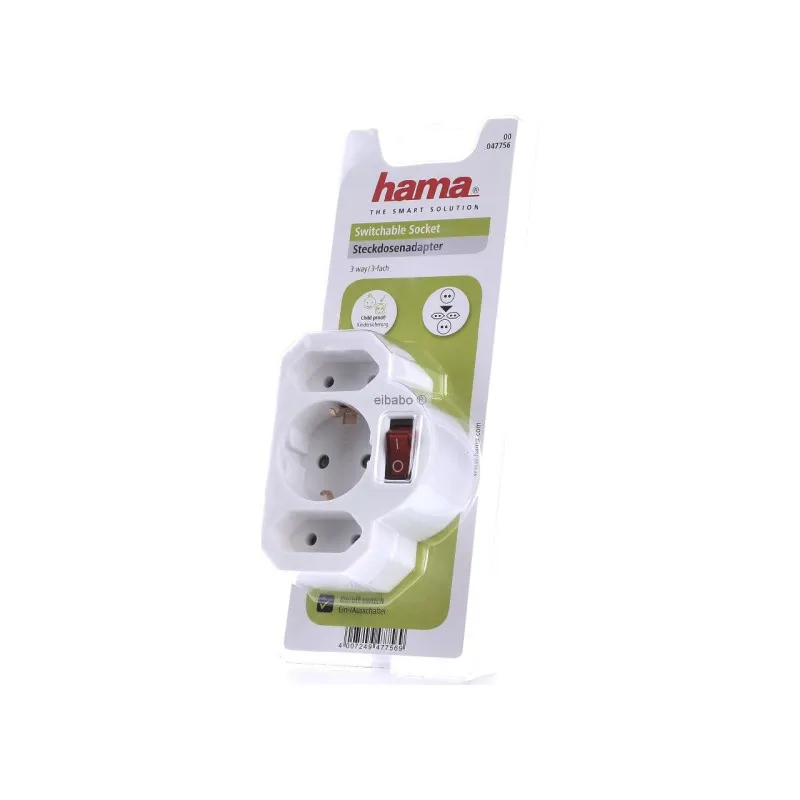 Socket Adapter 3-Way Switch - 1